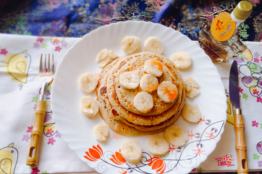 oats pancake, oats banana pancake, pancake recipe, gluten free pancake recipe, oats banana blender pancake, easy pancake recipe
