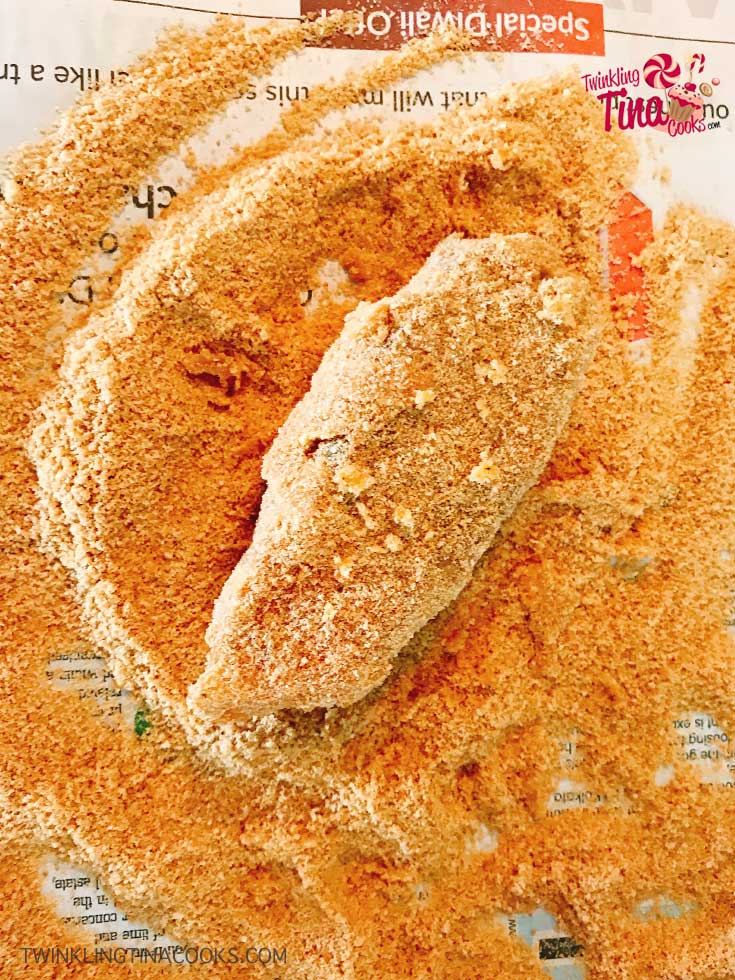 Chunky fish fry recipe - fish coated in breadcrumb